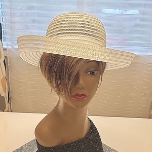 White & Sparkly Transparent Hat